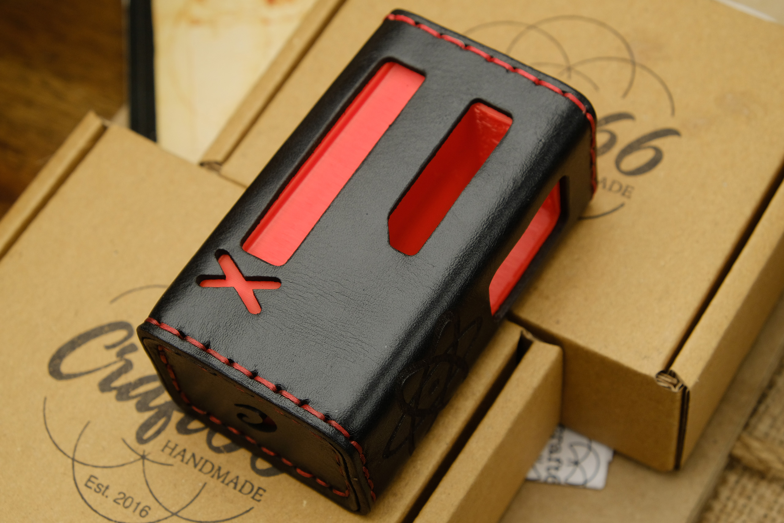 21700 stubby x-ray deri kılıf leather case cover sleeve 01002